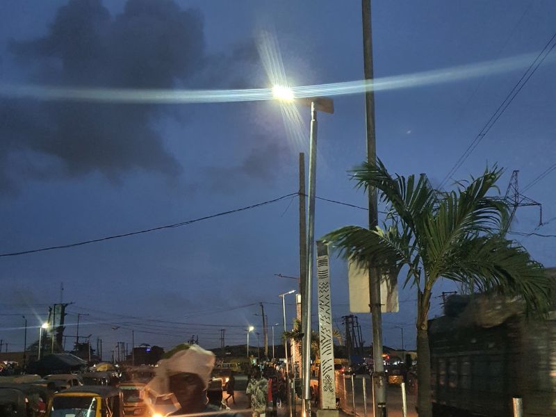 60W solar all in one solar street light